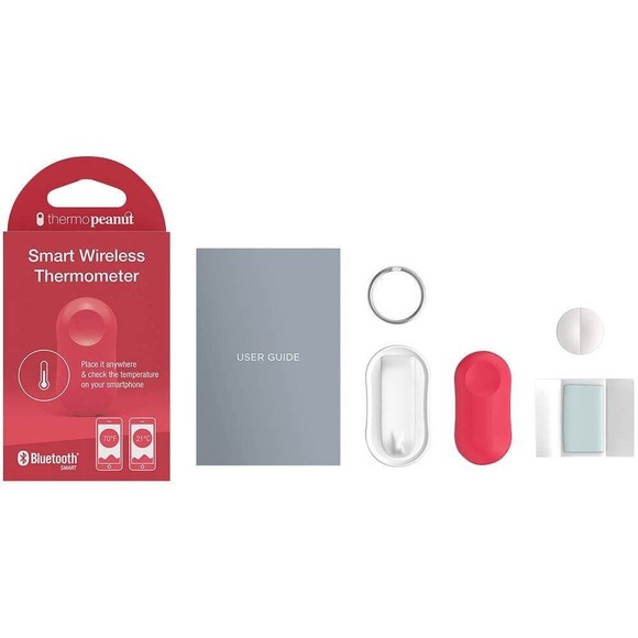 Sense ThermoPeanut Wireless Thermometer - Red, Bluetooth, Energy Savings, FS - Picture 7 of 15